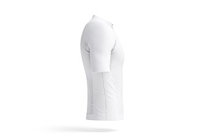 White Men Cycling Jersey 3D Model