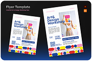 Colorfull Art Design Workshop Flyer, a Flyer Template by Annora Studio (Thumbnail 1 of 4)