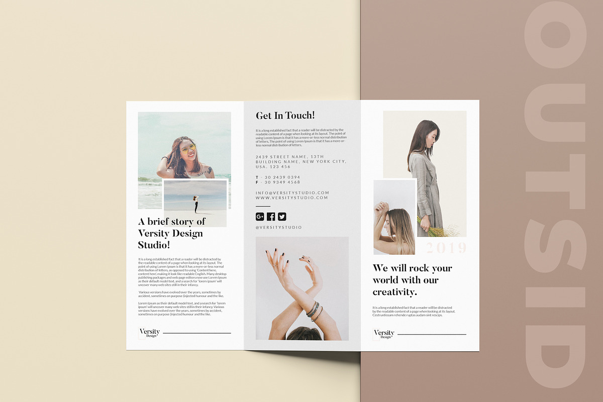 Profile trifold brochure, a Brochure Template by GraphicsEgg (Photo 2 of 4)