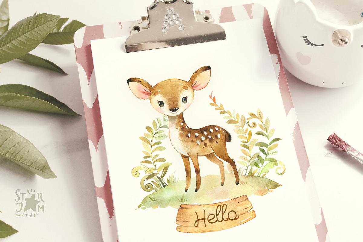 Woodland. Animal Collection, an Animal Illustration by StarJam (Photo 3 of 9)