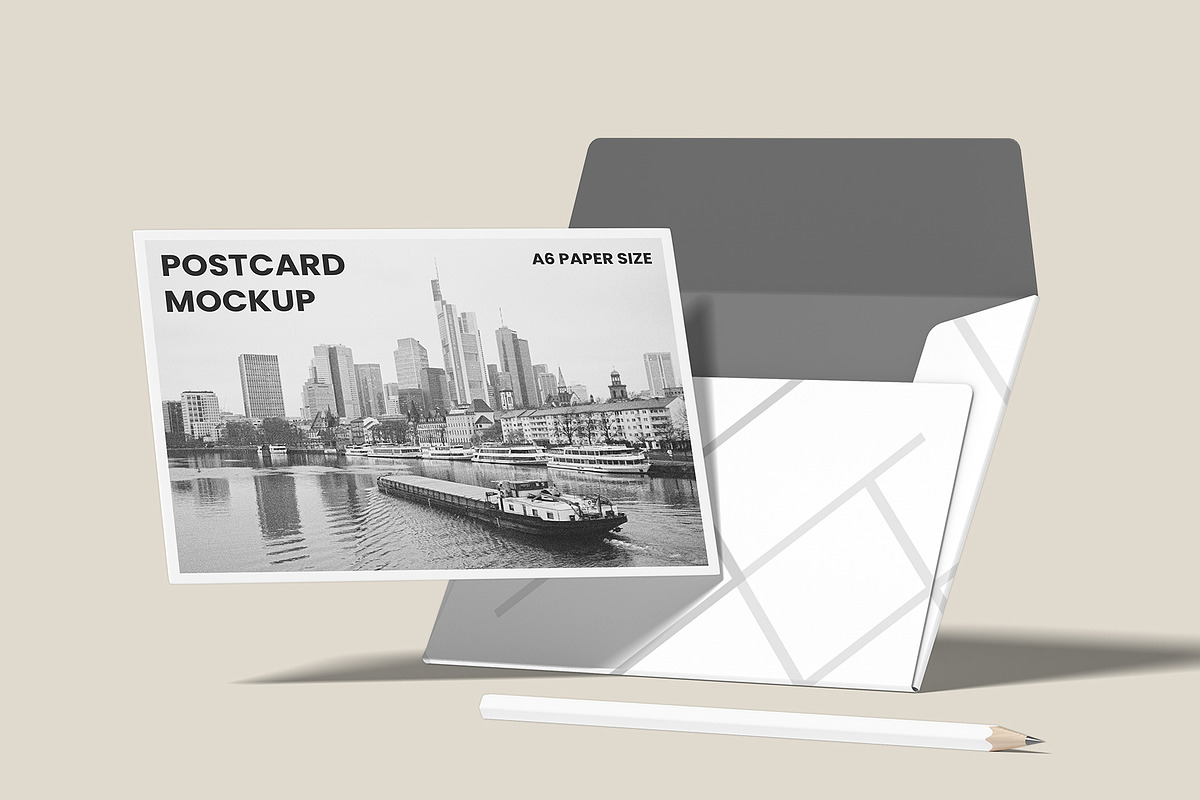 Postcard with Envelope Mockup, an Advertising Mockup by Compositing Studio (Photo 15 of 20)