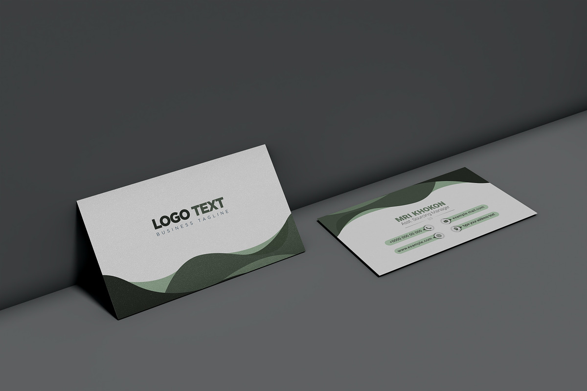 Unique Business Card Design, a Business Card Template by MRI STUDIO (Photo 6 of 10)
