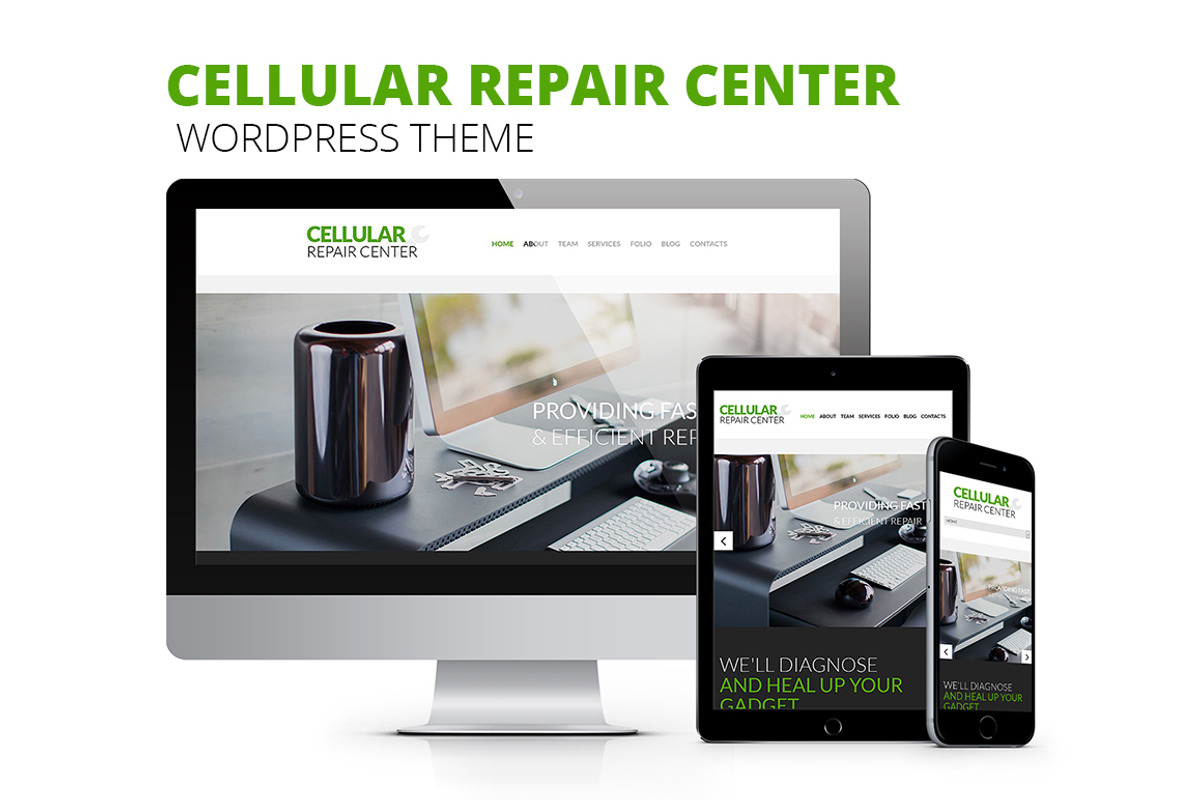 Repair Center WordPress Theme, a WordPress Template by Zemez (Photo 4 of 5)