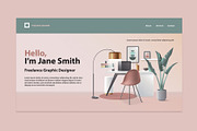 Website Header Illustrations-UI Kit, a Landing Page Template by Polar Vectors (Thumbnail 10 of 18)
