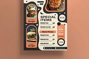 Food Menu Template, a Flyer Template by MightyDesign (Thumbnail 3 of 8)