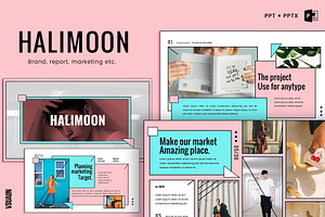 Halimoon Powerpoint Template