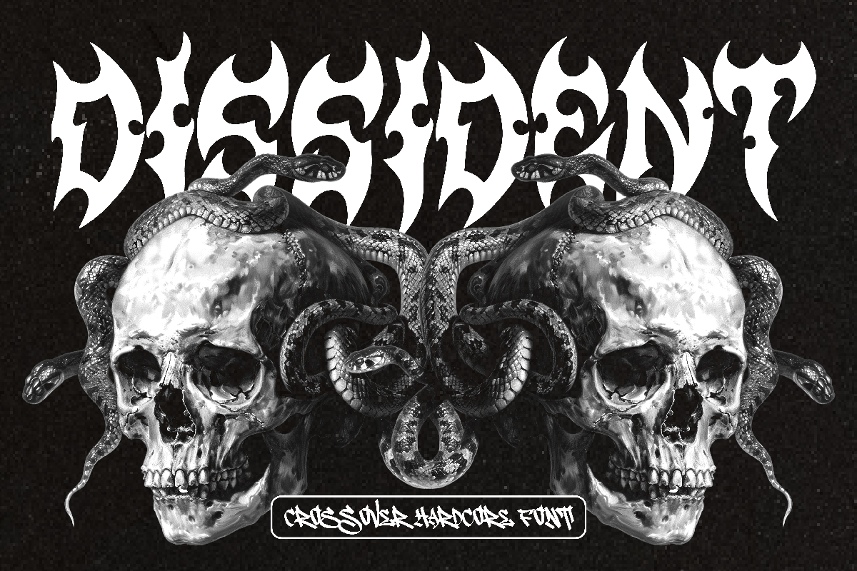 Rexover Aggressive Hardcore Font, a Blackletter Font by Ronny Studio (Photo 5 of 9)