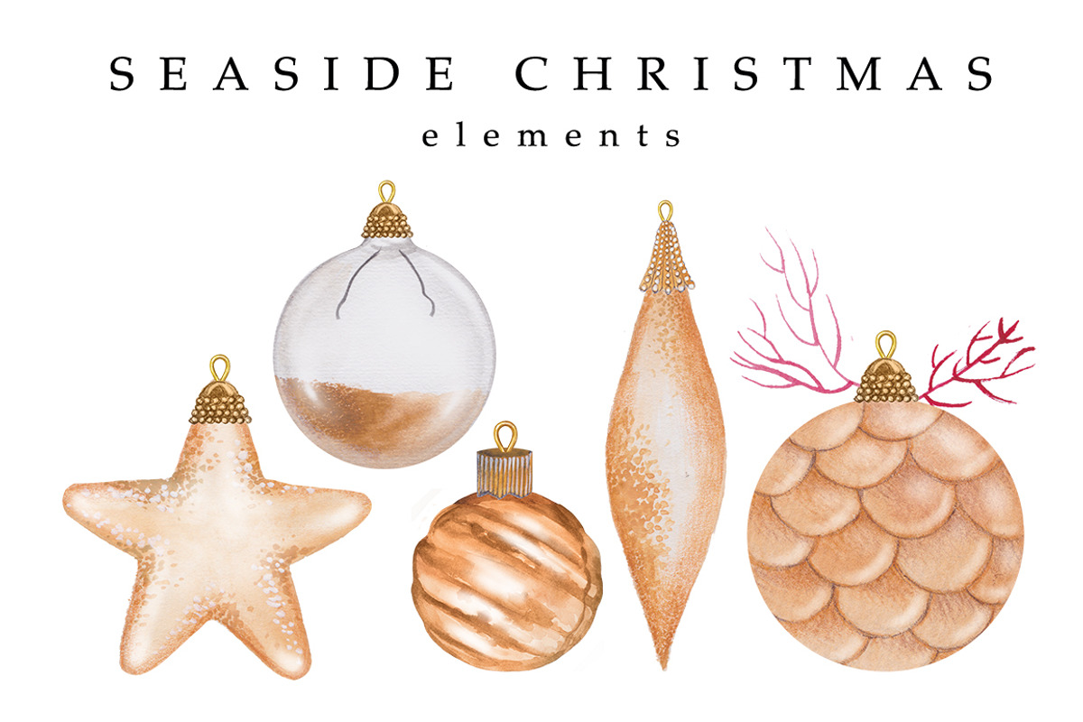 Seaside Christmas, an Illustration by Dana Designs (Photo 3 of 7)