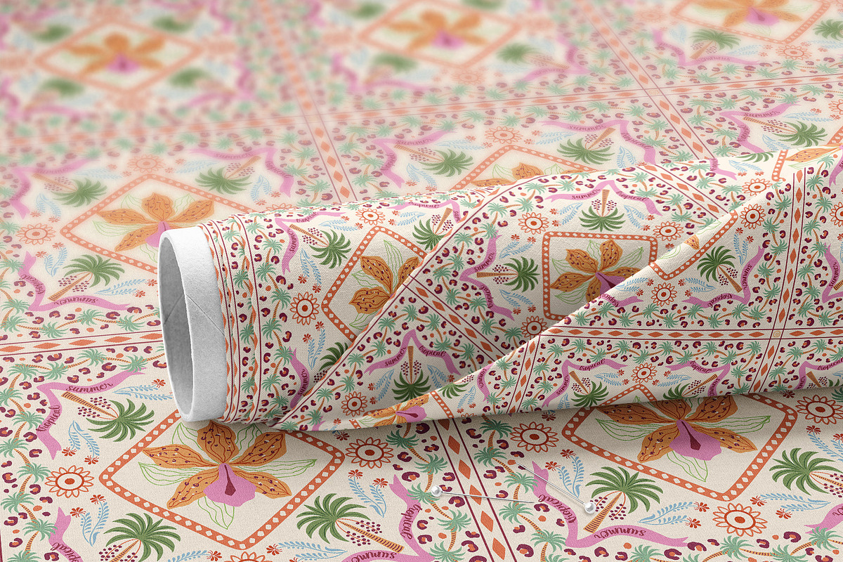 Tropical tile patterns, a Pattern Graphic by Tani Kuzminka (Photo 13 of 27)