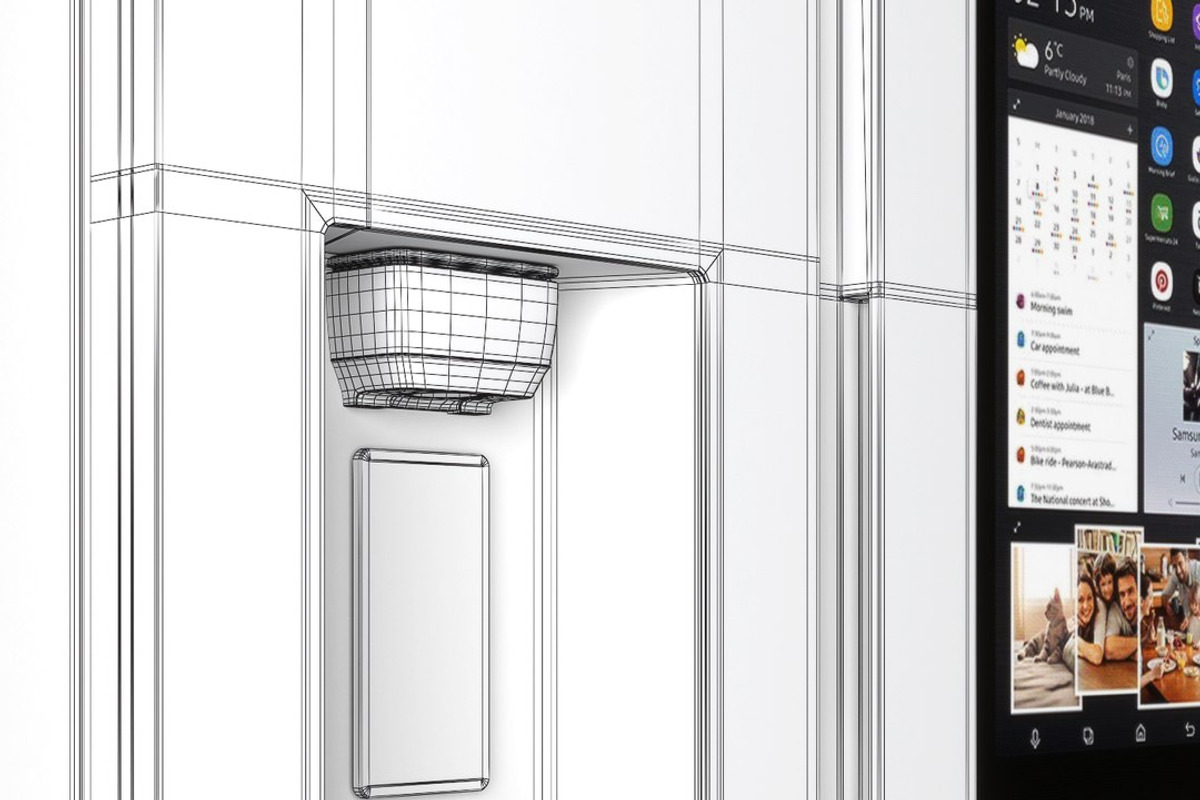 Smart refrigerator Family Hub, a Furniture 3D Model by AllSkull (Photo 6 of 7)