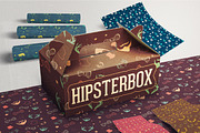 HipsterBox, an Illustration by Layerform Design Co. (Thumbnail 1 of 4)