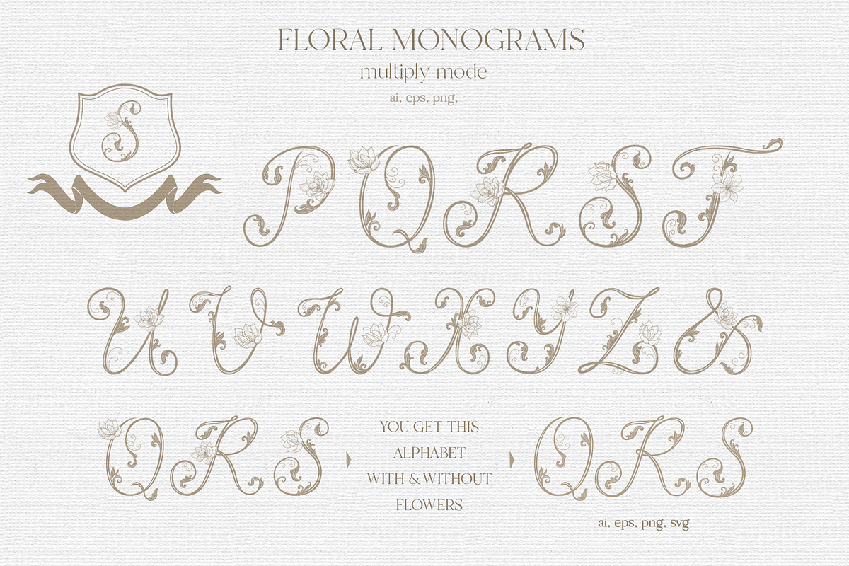 Wedding Monogram Creator. Crests., a Decorative Illustration by Designwork (Photo 10 of 21)