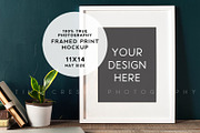 Rustic Teal Framed Print Mockup #4, a Print Template by Tina Crespo (Thumbnail 1 of 2)