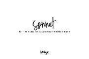 Sonnet — A Handwritten Semi-Script, a Script Font by Mix Fonts (Thumbnail 1 of 4)