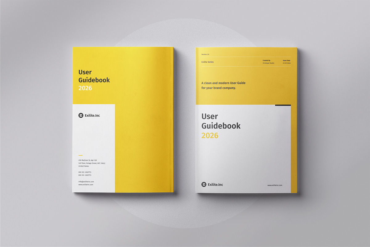 User / Help Guide, a Brochure Template by Orcshape Studio (Photo 10 of 10)