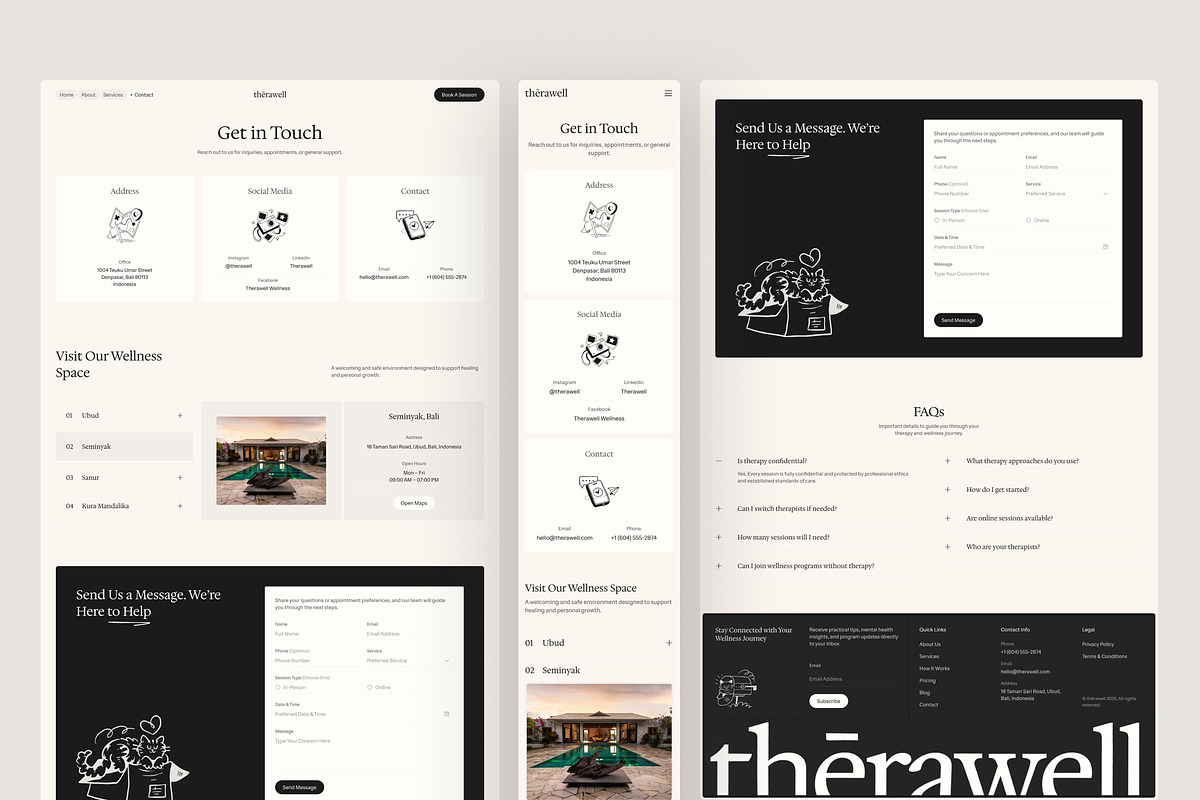 Wellness & Therapy Website UI Figma, an UI Kit Template by peterdraw (Photo 6 of 7)