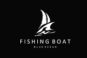 Fishing boat sailboat logo design, a Branding & Logo Template by Maylianaw28 (Thumbnail 2 of 2)