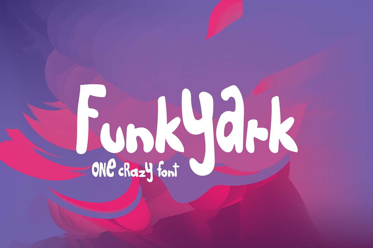 Funkyark, a Font by Alt Foundry (Photo 1 of 3)