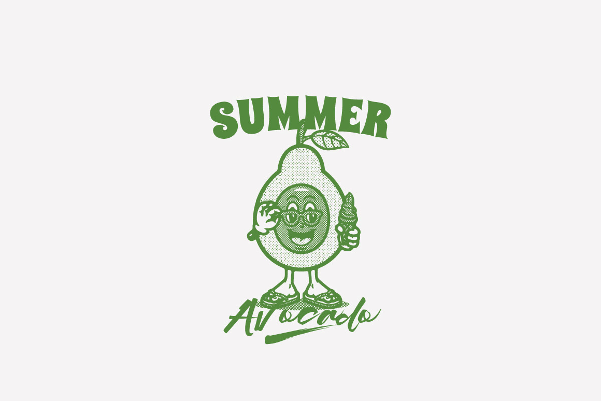 Summer Avocado Logo Template, a Branding & Logo Template by Kreasi Malam (Photo 3 of 4)