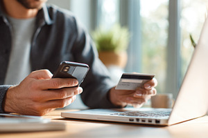 Online shopper with smartphone, a Photo by Beautiful things