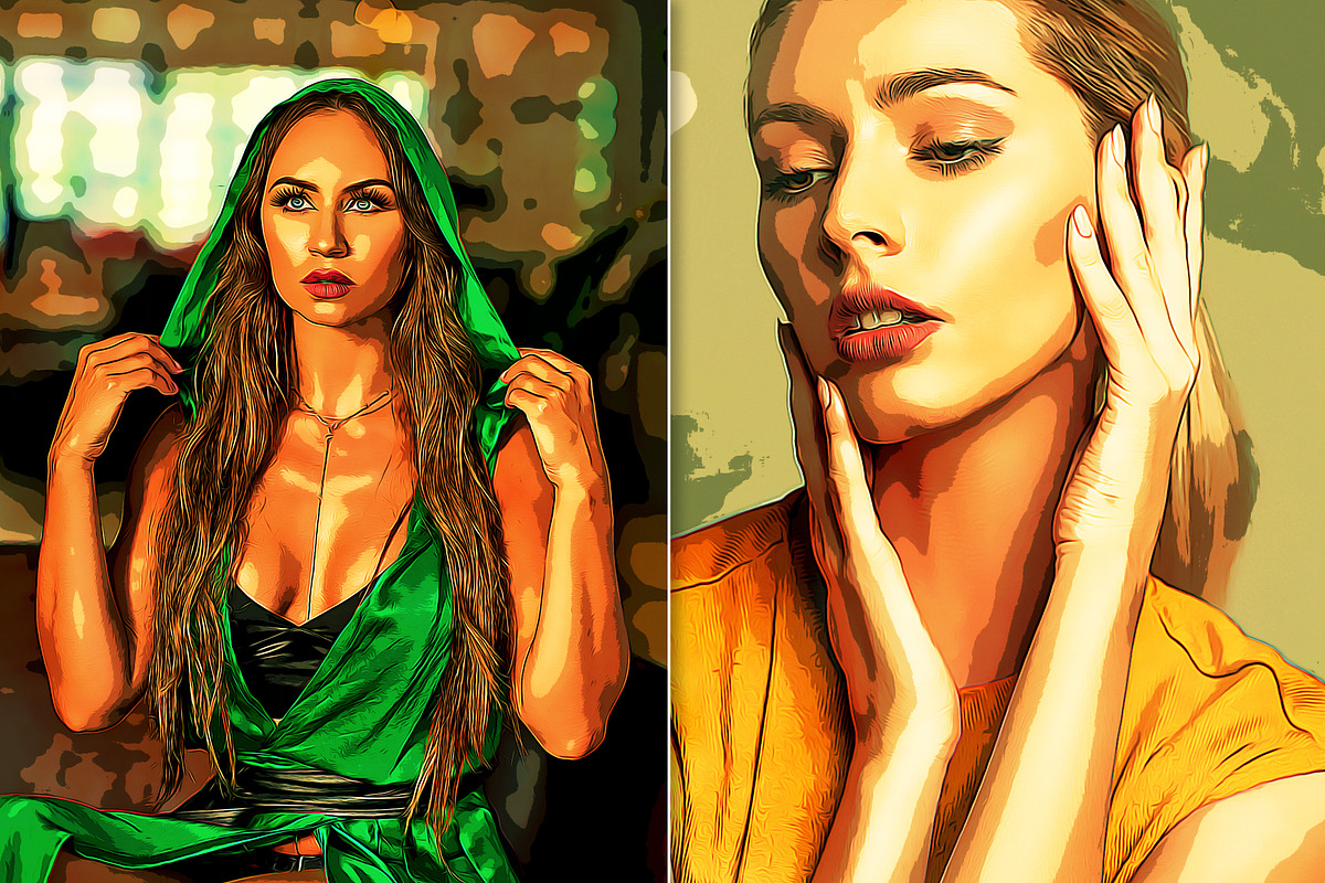 Vector Cartoon Maker Action, an Action Add-On by U_Design (Photo 8 of 11)