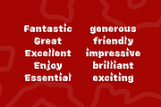 Wobble Display Font, a Sans Serif Font by typendy (Thumbnail 3 of 8)