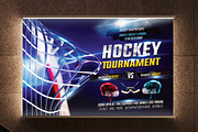 Hockey Flyer Template, a Flyer Template by Basez Flyers (Thumbnail 1 of 3)
