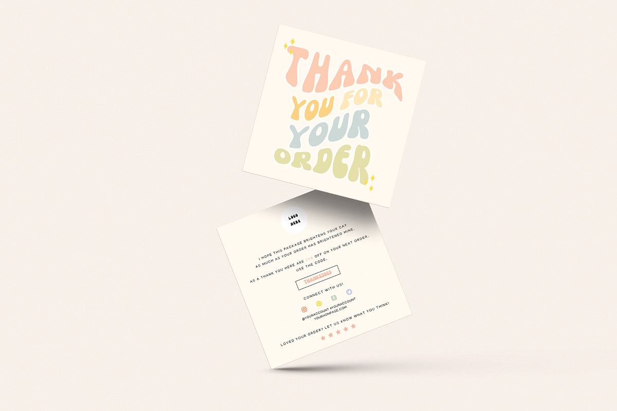 Thank you Card Business Template, a Flyer Template by Hellohastore (Photo 8 of 11)