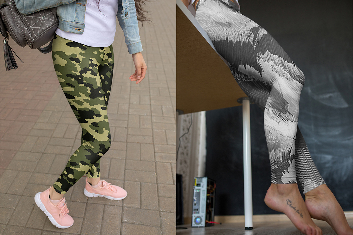100 Leggings Mock-Up #20, a Bottom Mockup by Freeman Studio (Photo 25 of 58)