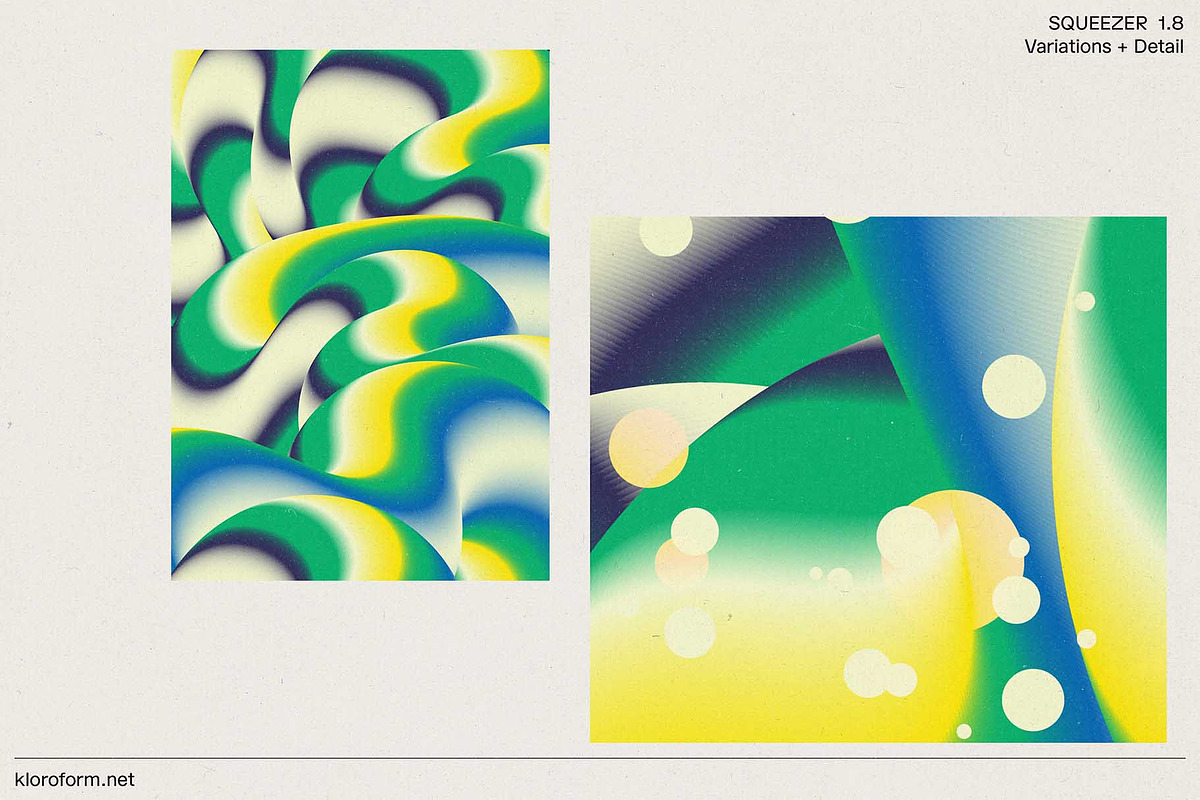 Squeezer 1 - 36 Euphoric Backgrounds, a Background Graphic by kloroform (Photo 15 of 31)