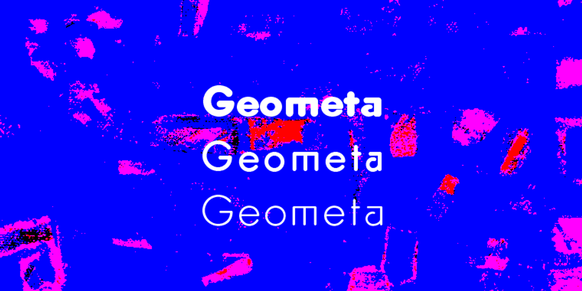 Geometa Rounded, a Sans Serif Font by Wiescher-Design (Photo 1 of 4)