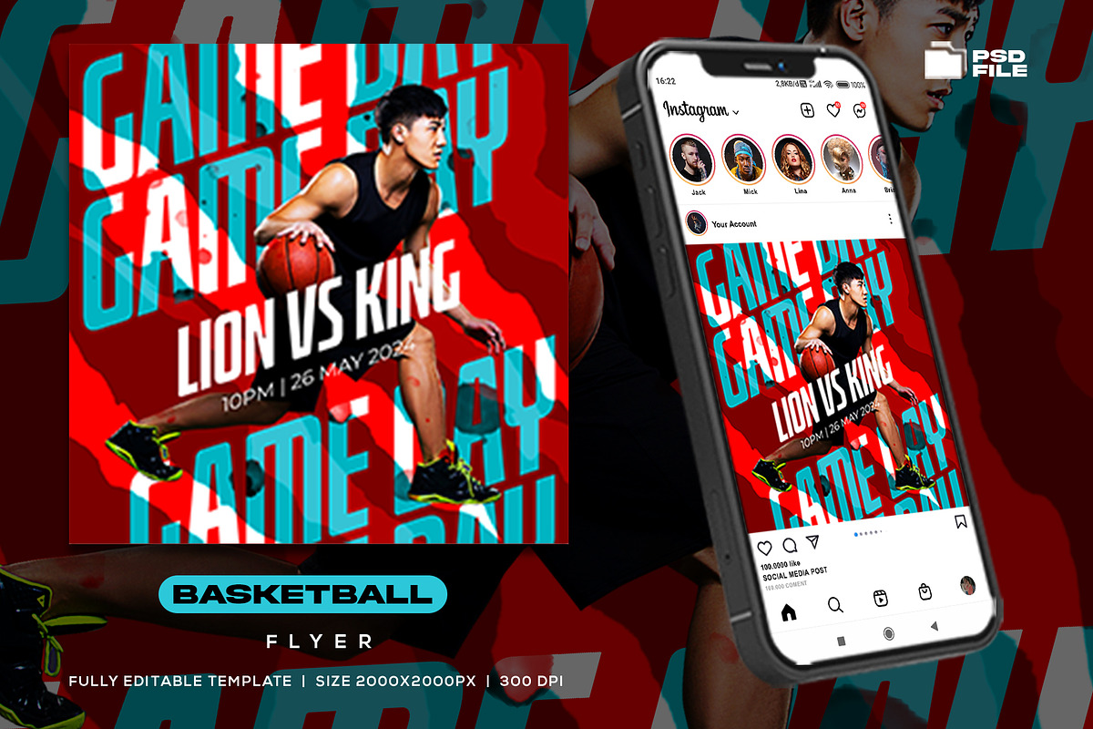 Basketball Camp Flyer Template, a Flyer Template by Rmbimo