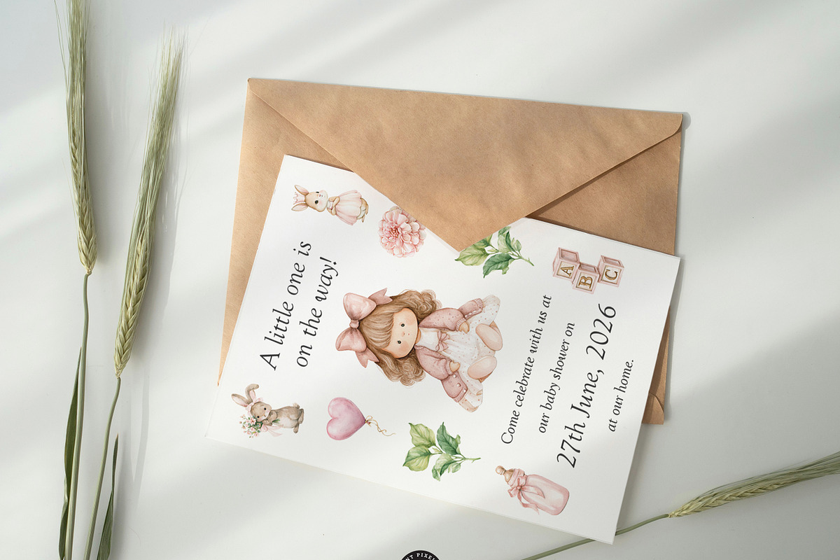 Pink Woodland Clipart Bundle, an Animal Illustration by PaintPixelCo (Photo 10 of 18)