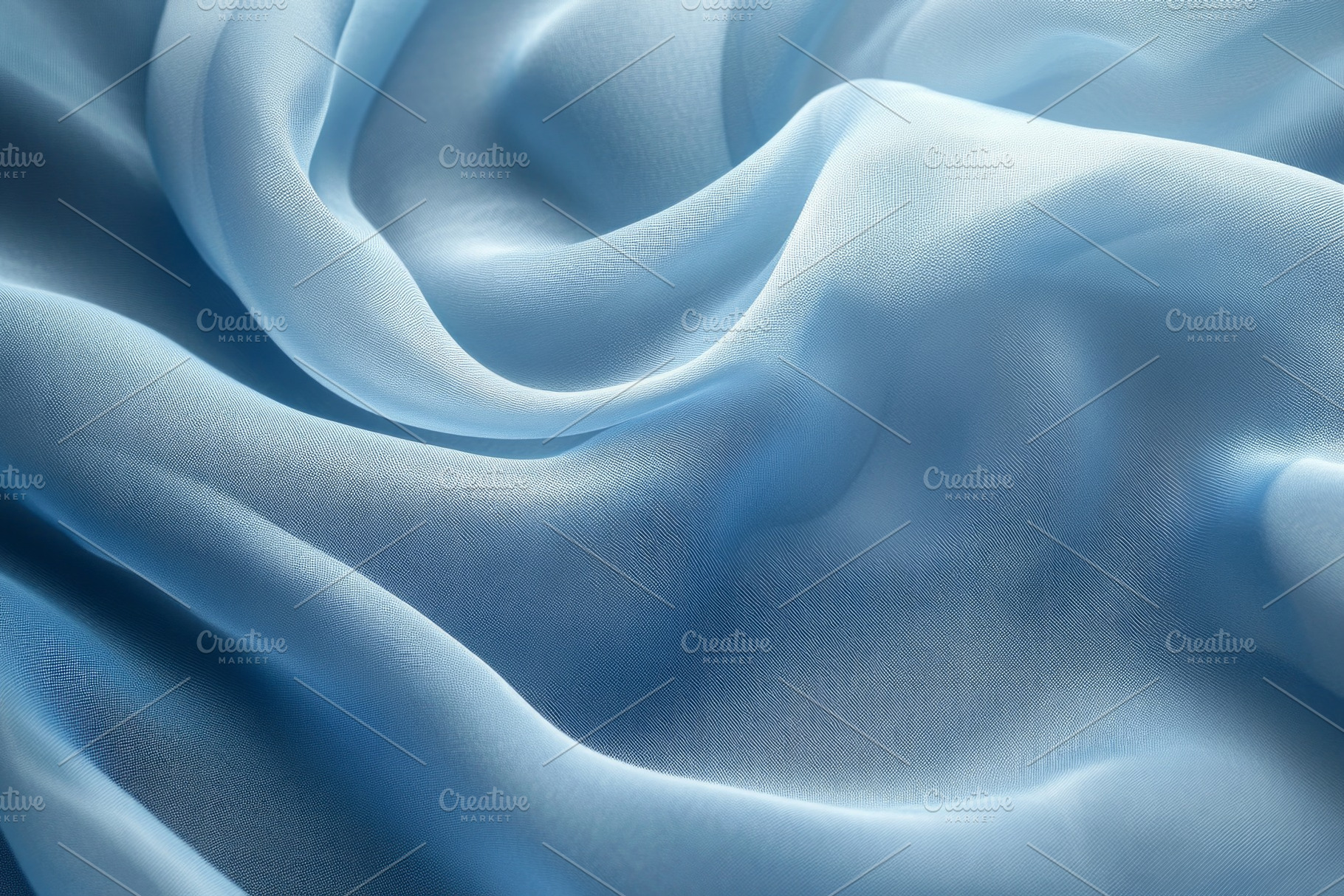 A soft, flowing blue fabric drapes elegantly, showcasing gentle ripples and a s, a Background Photo by ImageMir