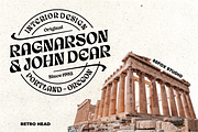 Retro Head Classy Retro Typeface, a Serif Font by 50Fox (Thumbnail 15 of 18)