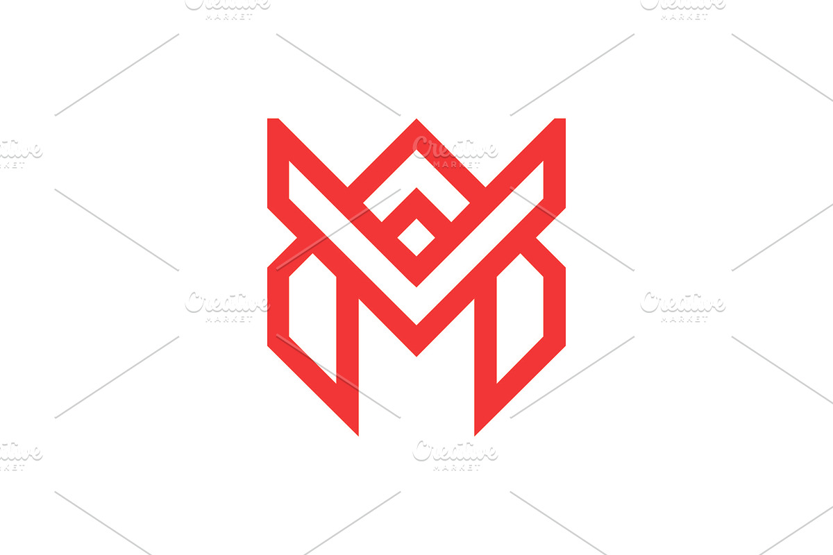 Modern M Letter Logo Template, a Branding & Logo Template by MenkType Studio