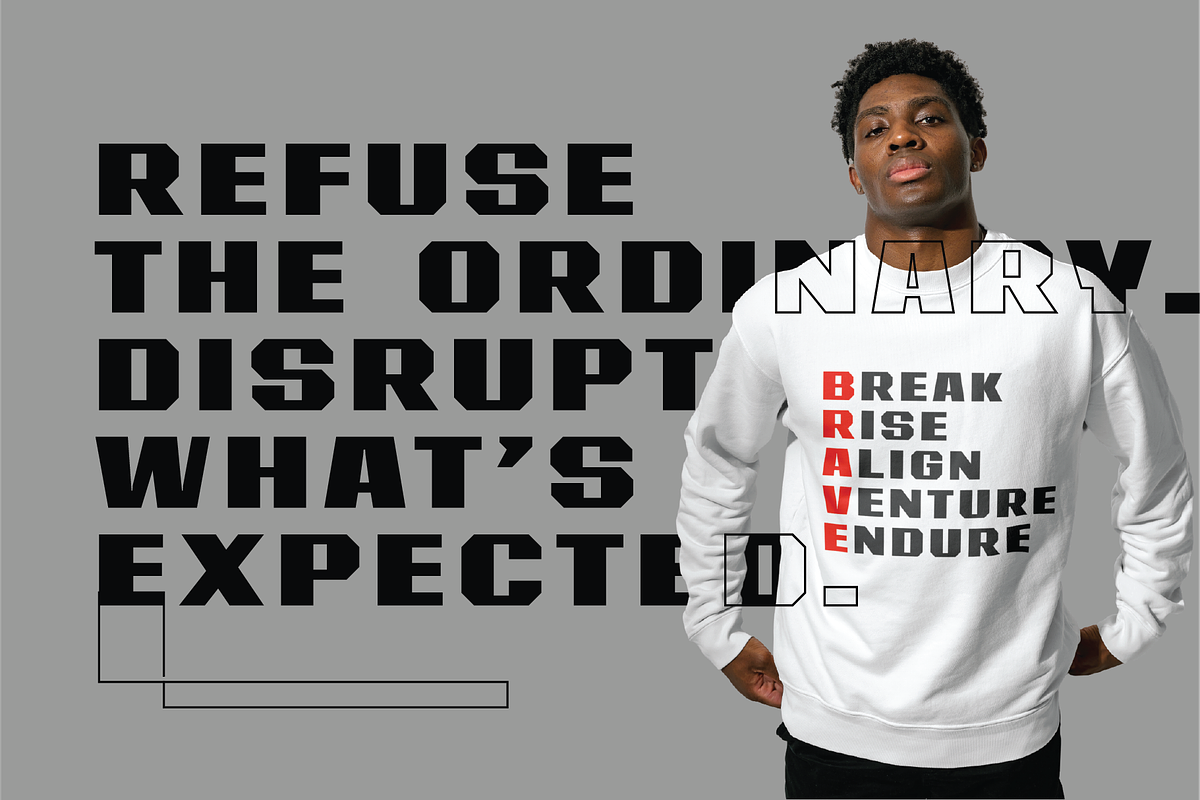 Brek-Bold Blocky Sans Serif Font, a Sans Serif Font by Ebad Designs (Photo 4 of 9)