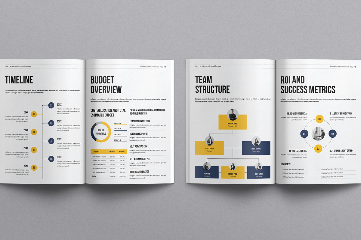 Marketing Proposal Template, a Brochure Template by E-Type (Photo 5 of 7)