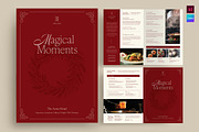 Christmas Dinner Mini Brochure, a Brochure Template by BrandPacks (Thumbnail 1 of 6)