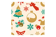 Seamless pattern for Christmas, a Pattern Graphic by AlexZeL (Thumbnail 3 of 5)