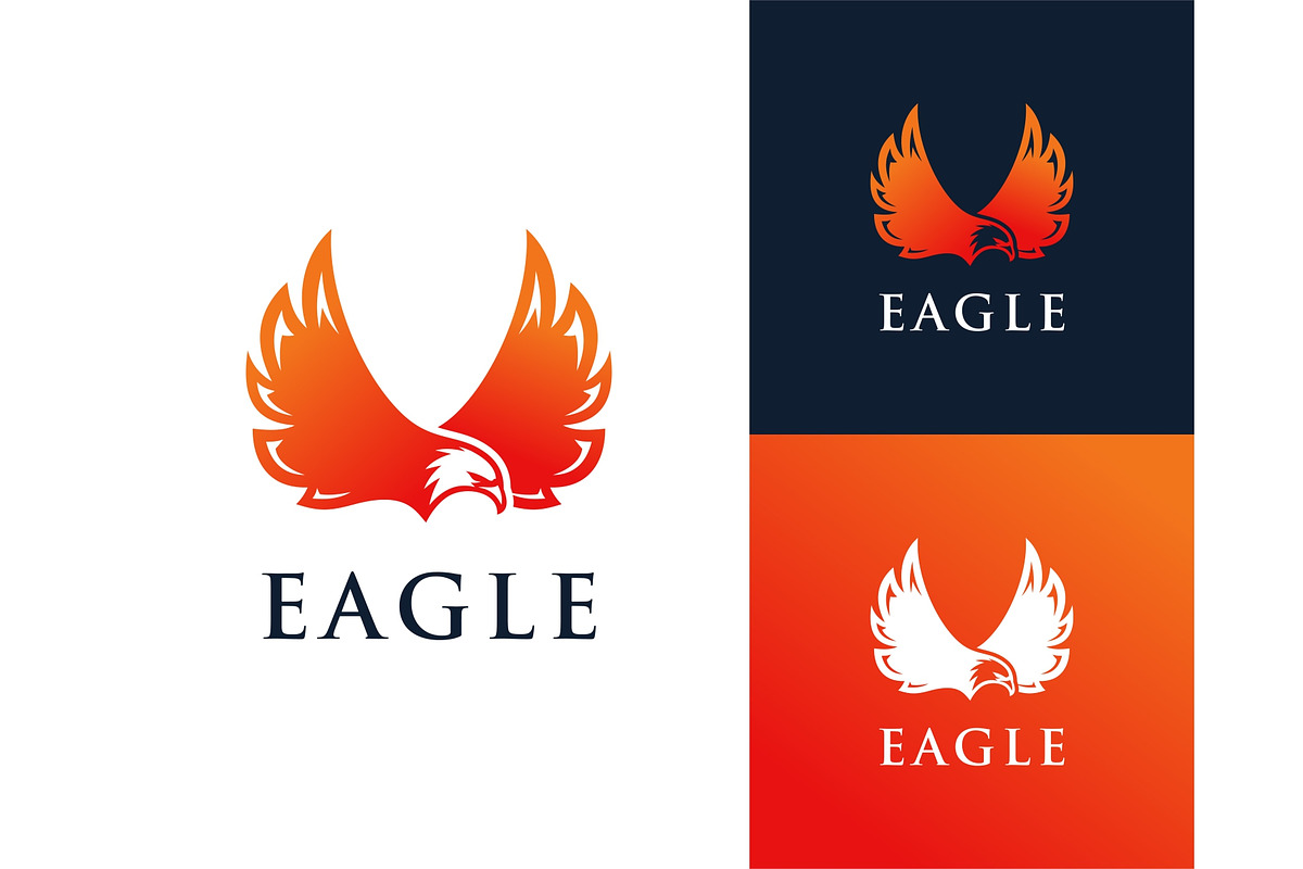 Flying Eagle Wing Logo, a Branding & Logo Template by ika trisiana (Photo 1 of 2)
