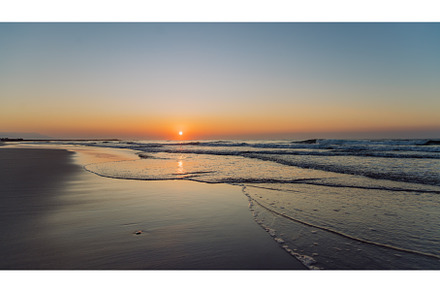 Landscape with sea sunset on the, a Nature Photo by HalfPoint