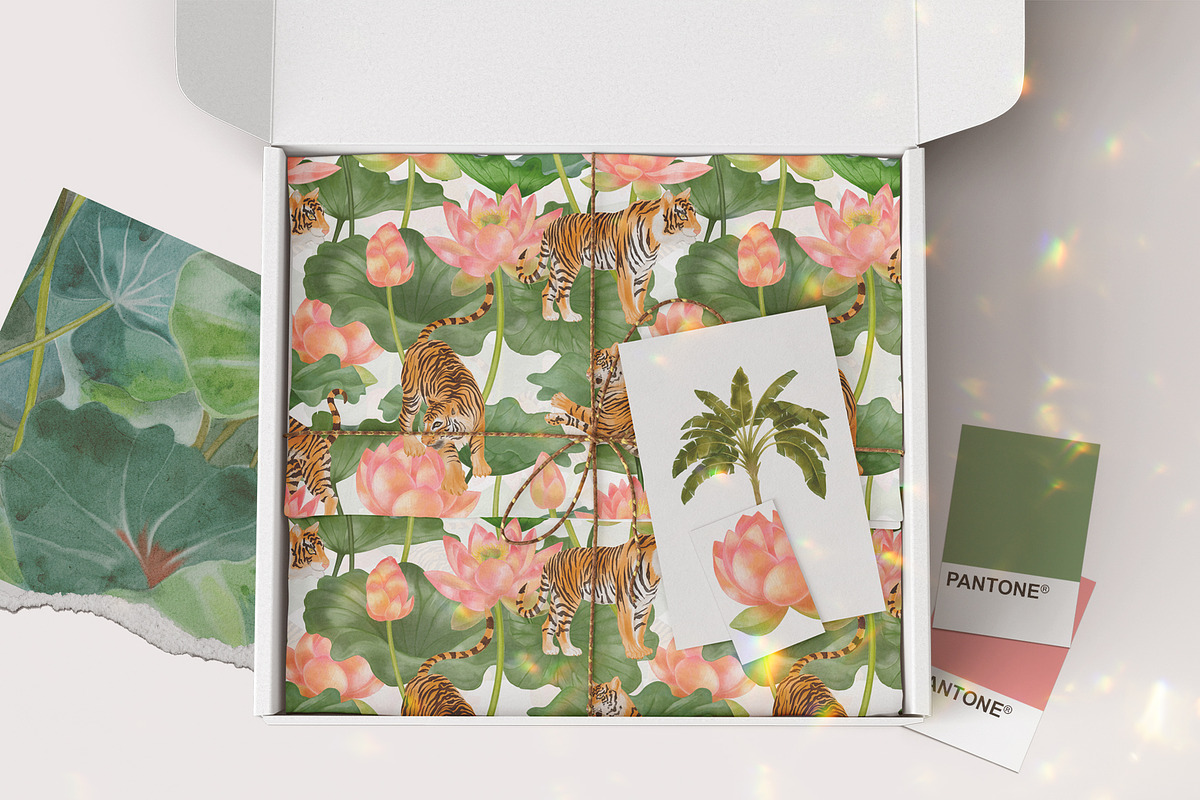 Jungle Book clipart and patterns, an Object Graphic by mila_leev (Photo 8 of 17)