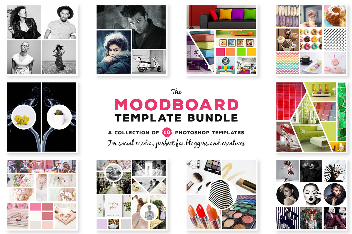 Mood board Templates, a Social Media Template by ConfettiBears (Photo 1 of 3)