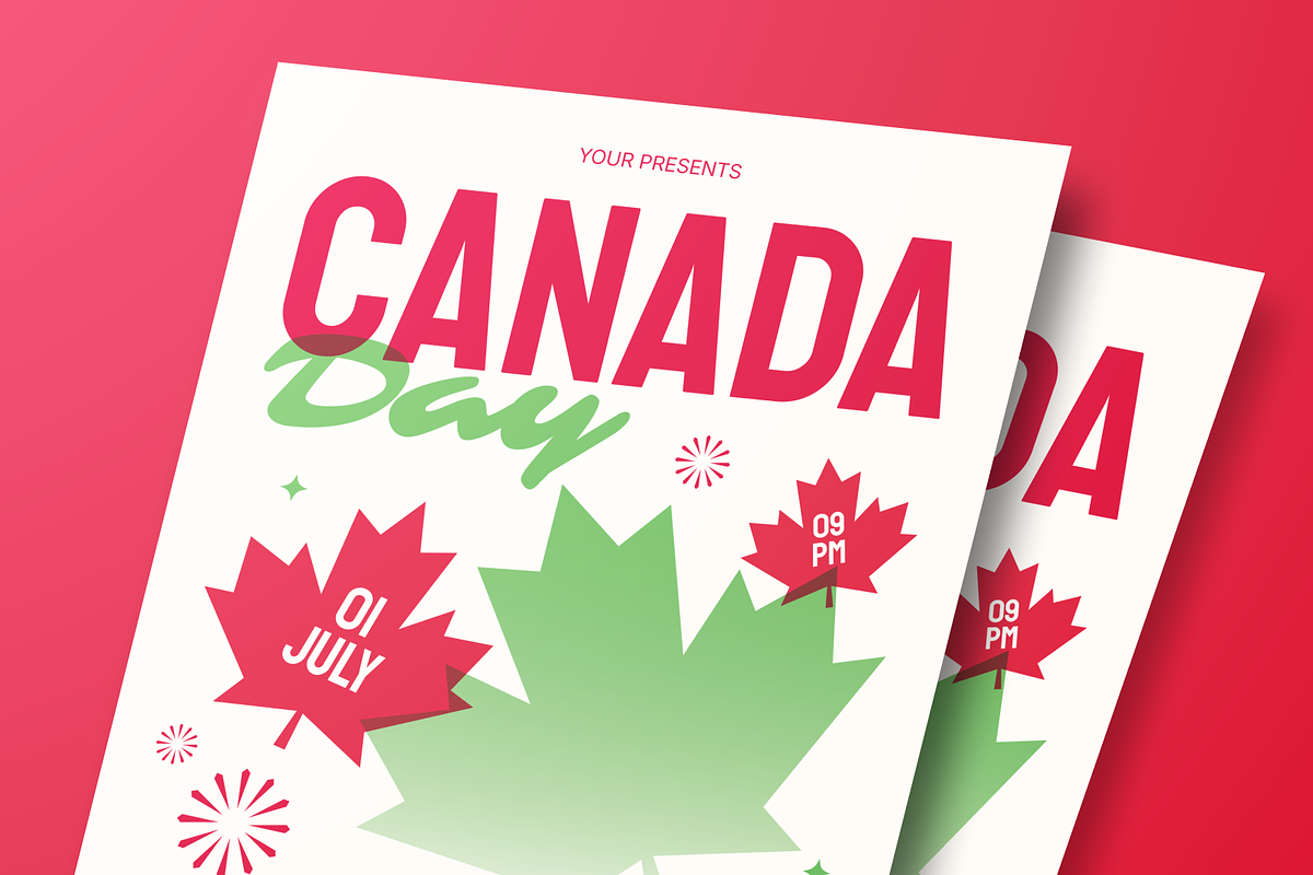Canada Day Flyer Set, a Flyer Template by Annora Studio (Photo 4 of 6)