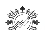 52 Smart Data Analytics Icons, an Outline Icon by adenpinkstore (Thumbnail 8 of 16)