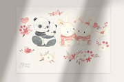 LOVE. Valentine's day collection, an Animal Illustration by OlliArtDesign (Thumbnail 13 of 16)