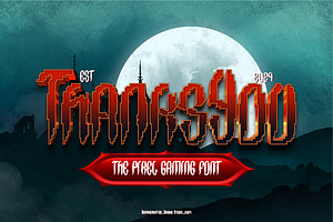 Castlefavor - Pixel Gaming Font