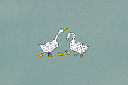 Funny geese, an Object Graphic by Alona Savchuk (Thumbnail 4 of 7)