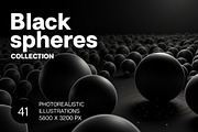 41 Black spheres illustrations, an Object Illustration by Handmadefont (Thumbnail 1 of 41)